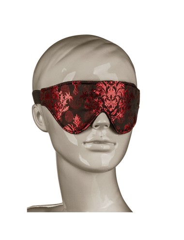 CALEXOTICS - MASQUE POUR LES YEUX OPAQUE SCANDAL AVEC DÉTAILS ROUGES