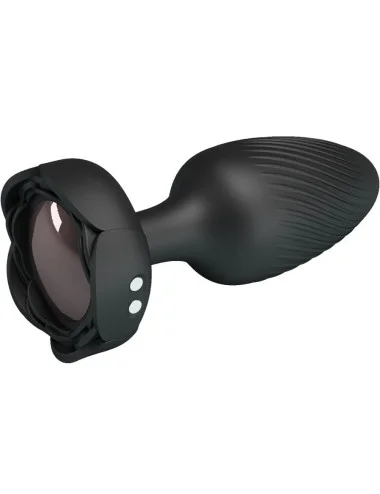 PRETTY LOVE - PLUG ANAL VARIAN AVEC LUMIÈRE LED NOIR 10