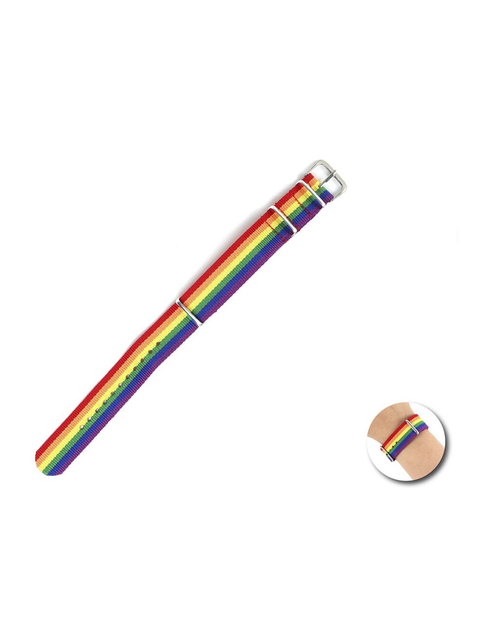 FIERTÉ - BRACELET DRAPEAU ARC-EN-CIEL FIERTÉ - BRACELET DRAPEAU ARC-EN-CIEL