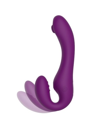 XOCOON - VIBRATEUR SANS STRAPLESS 2 EN 1 AVEC TÉLÉCOMMANDE VIOLET