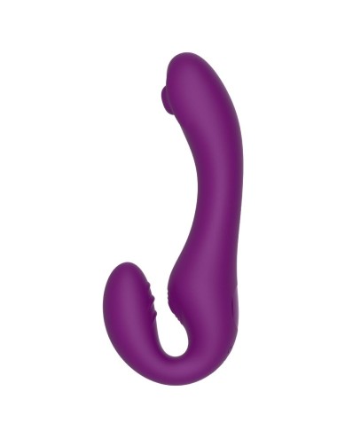 XOCOON - VIBRATEUR SANS STRAPLESS 2 EN 1 AVEC TÉLÉCOMMANDE VIOLET