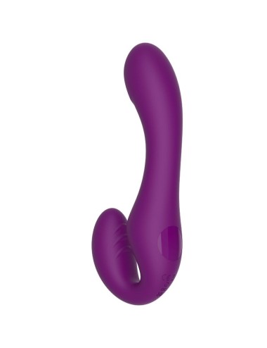 XOCOON - VIBRATEUR SANS STRAPLESS 2 EN 1 AVEC TÉLÉCOMMANDE VIOLET