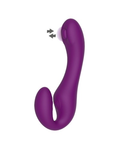 XOCOON - VIBRATEUR SANS STRAPLESS 2 EN 1 AVEC TÉLÉCOMMANDE VIOLET