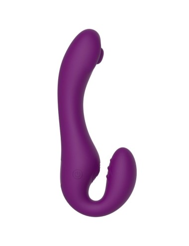 XOCOON - VIBRATEUR SANS STRAPLESS 2 EN 1 AVEC TÉLÉCOMMANDE VIOLET