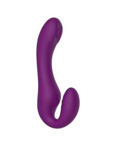 XOCOON - VIBRATEUR SANS STRAPLESS 2 EN 1 AVEC TÉLÉCOMMANDE VIOLET