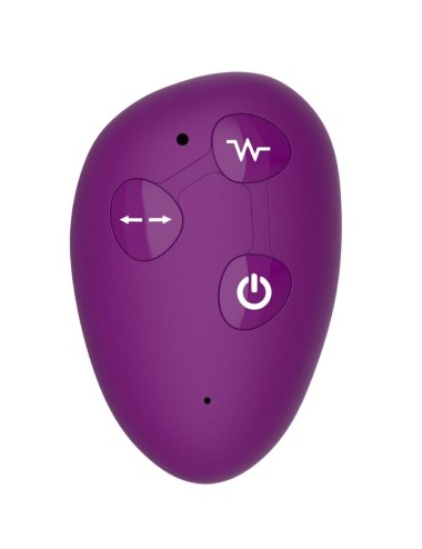 XOCOON - VIBRATEUR SANS STRAPLESS 2 EN 1 AVEC TÉLÉCOMMANDE VIOLET