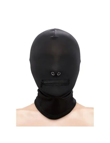 NS NOVELTIES - FETISH & FASHION CAGOULE FERMÉE À FERMETURE ÉCLAIR NYLON NOIR