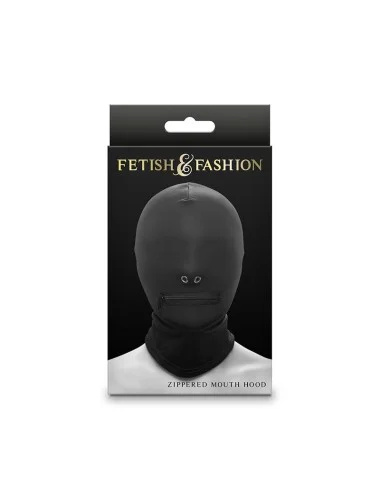 NS NOVELTIES - FETISH & FASHION CAGOULE FERMÉE À FERMETURE ÉCLAIR NYLON NOIR
