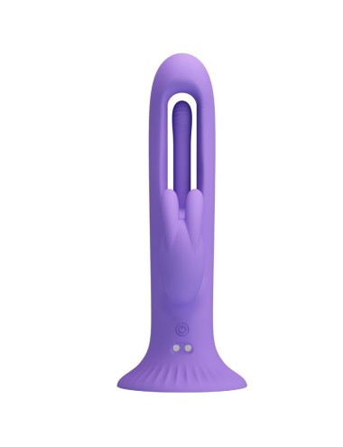 PRETTY LOVE - VIBRATEUR LAPIN KILLMOULIS 12 MODES DE VIBRATION VIOLET