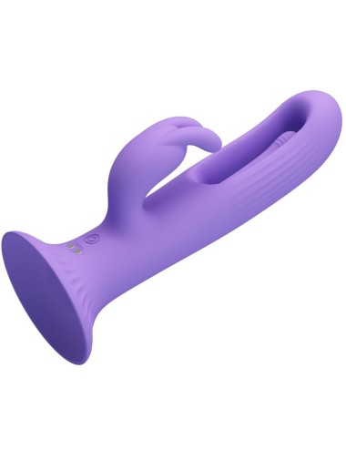 PRETTY LOVE - VIBRATEUR LAPIN KILLMOULIS 12 MODES DE VIBRATION VIOLET