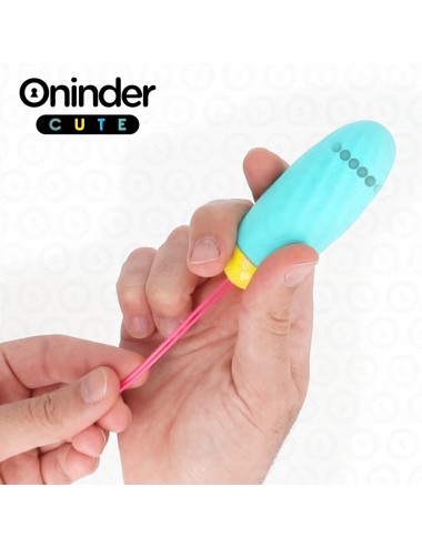 ONINDER CUTE - ŒUF VIBRO-ROTATIF EN SILICONE AVEC PIERRE PRÉCIEUSE - APPLICATION GRATUITE DANS LE MONDE ENTIER