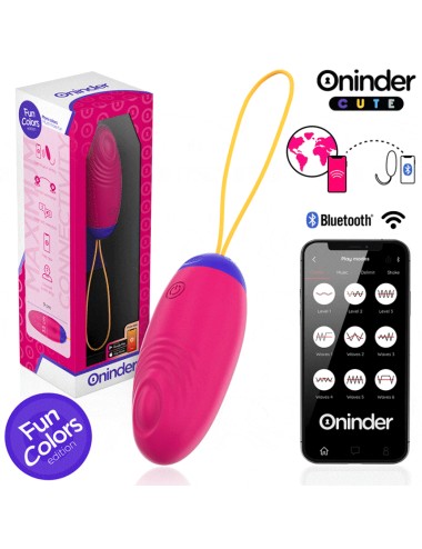 ONINDER CUTE - ŒUF EN SILICONE À VIBRATION ET À ONDE AMOUREUX - APPLICATION GRATUITE DANS LE MONDE ENTIER