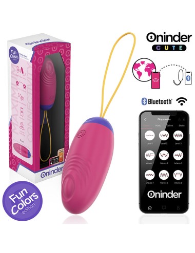 ONINDER CUTE - ŒUF EN SILICONE À VIBRATION ET À ONDE AMOUREUX - APPLICATION GRATUITE DANS LE MONDE ENTIER