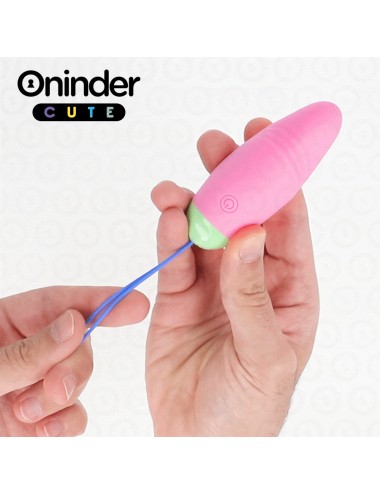 ONINDER CUTE - ŒUF VIBRO-ROTATIF 360° EN SILICONE - APPLICATION GRATUITE DANS LE MONDE ENTIER