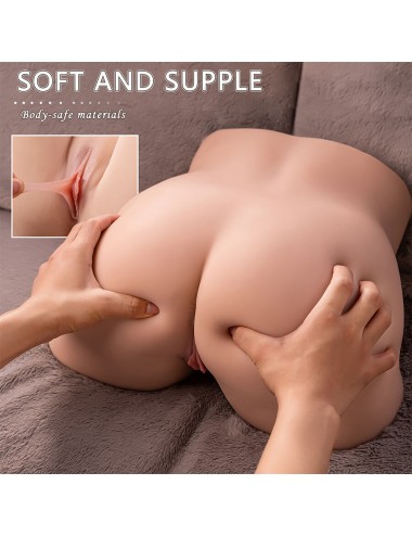 XISE - ETHEL MASTURBATEUR VAGIN RÉALISTE À POUSSÉE AVEC VIBRATIONS MULTI-POSITIONS