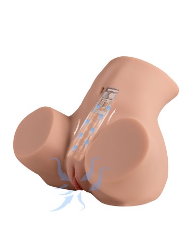 XISE - DANAE - Masturbateur vaginal réaliste avec vibrations multi-positions