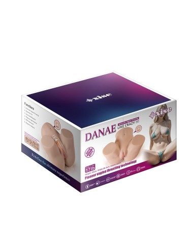 XISE - DANAE - Masturbateur vaginal réaliste avec vibrations multi-positions