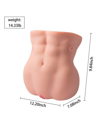 XISE - LYDIA MASTURBATEUR VAGIN FÉMININ AVEC POUSSÉE 25 CM