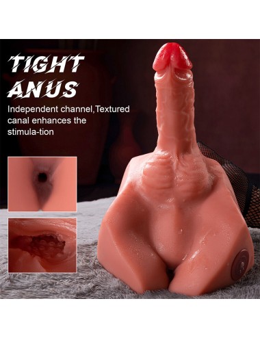 XISE - MICHAEL GODE RÉALISTE ET MASTURBATEUR ANUS AVEC POUSSÉE 15 CM