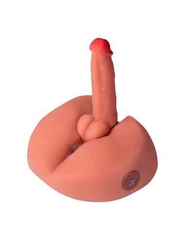 XISE - MASTURBATEUR GODE RÉALISTE HONEY AVEC VIBRATION 25 CM