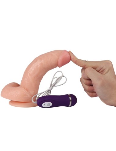 SHEQU - KASSADIN VIBRATEUR DILDO AVEC TÉLÉCOMMANDE 17,5 CM