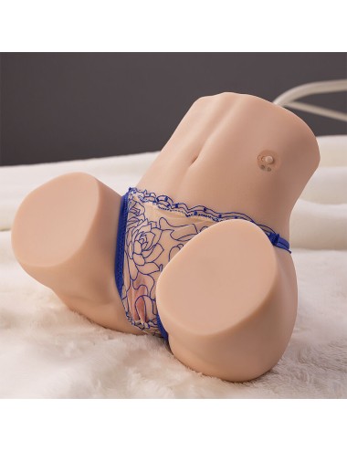 XISE - MAYA MASTURBATEUR RÉALISTE VAGIN ET ANUS SUÇANT AVEC VIBRATIONS ET ONDES STIMULANTES 4,5 KG