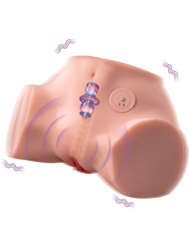 XISE - FENNIE SHAKING MASTURBATEUR RÉALISTE MULTIPOSITION VAGIN ET ANUS AVEC VIBRATION
