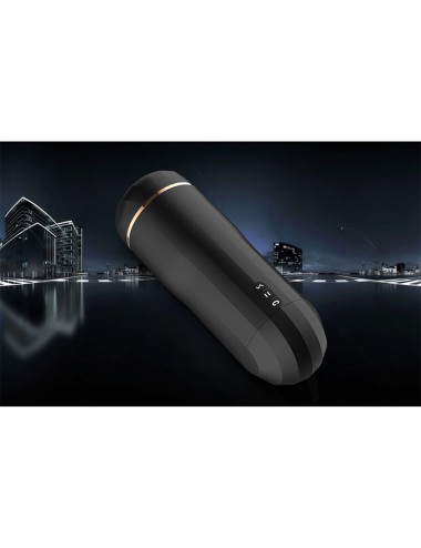 SHEQU - MASTURBATEUR VAGIN À NEIGE AVEC VIBRATIONS ET ONDES STIMULANTES