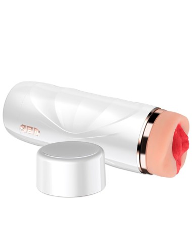 SHEQU - MASTURBATEUR VAGIN RILEY AVEC VIBRATIONS ET ONDES STIMULANTES