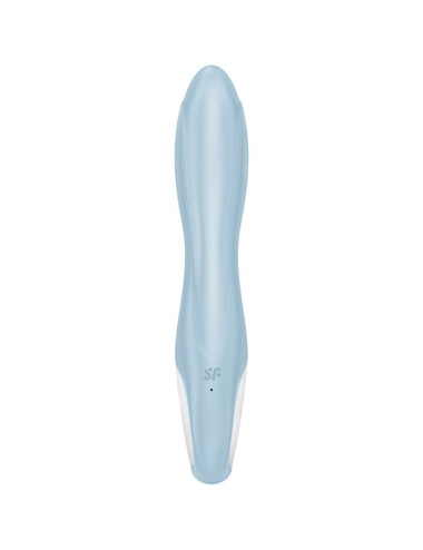 SATISFYER - AIR PUMP BUNNY 1 VIBRATEUR GONFLABLE LAPIN BLEU
