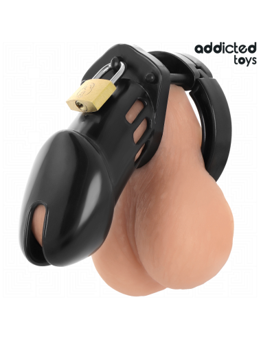 ADDICTED TOYS LOCKED - CAGE À PÉNIS OBSIDIAN HOLD TAILLE M