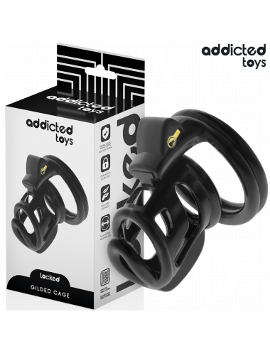 ADDICTED TOYS LOCKED - CAGE À PÉNIS GILDEN CAGE 8