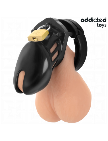 ADDICTED TOYS LOCKED - CAGE À PÉNIS OBSIDIAN HOLD TAILLE S