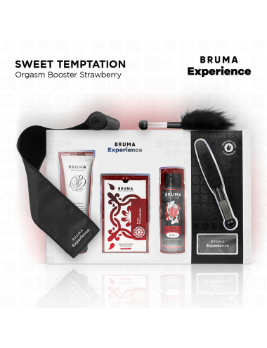 BRUMA XPERIENCE - KIT TENTATION FRAISE DOUCE AVEC AMPLIFICATEUR D'ORGASME