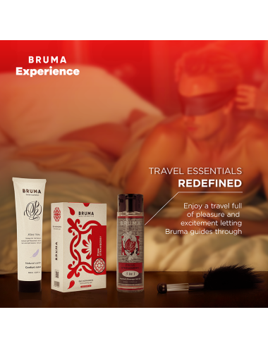 BRUMA XPERIENCE - KIT TENTATION FRAISE DOUCE AVEC AMPLIFICATEUR D'ORGASME