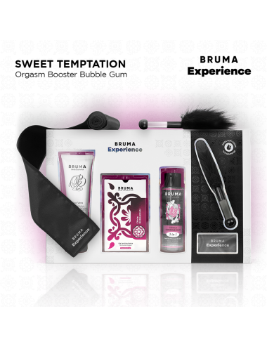 BRUMA XPERIENCE - KIT TENTATION DE GOMME SUCRÉ AVEC AMPLIFICATEUR D'ORGASME
