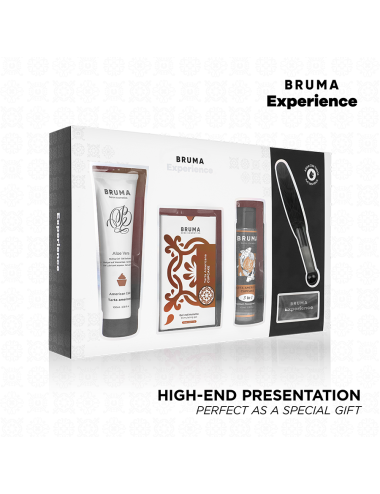 BRUMA XPERIENCE - KIT TENTATION DE TARTE AMÉRICAINE DOUCE AVEC AMPLIFICATEUR D'ORGASME