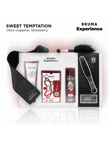 BRUMA XPERIENCE - KIT TENTATION VIBRO-ORGASMIQUE À LA FRAISE DOUCE