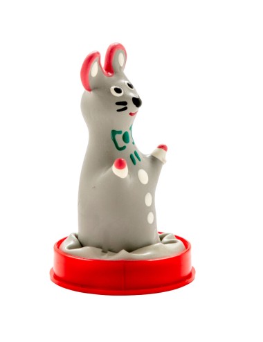 CONDOMERIE - PRÉSERVATIFS FANTAISIE PEINTS À LA MAIN MODÈLE SOURIS 1