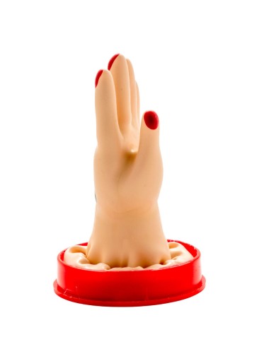 CONDOMERIE - PRÉSERVATIFS FANTAISIE PEINTS À LA MAIN MODÈLE MAIN 1