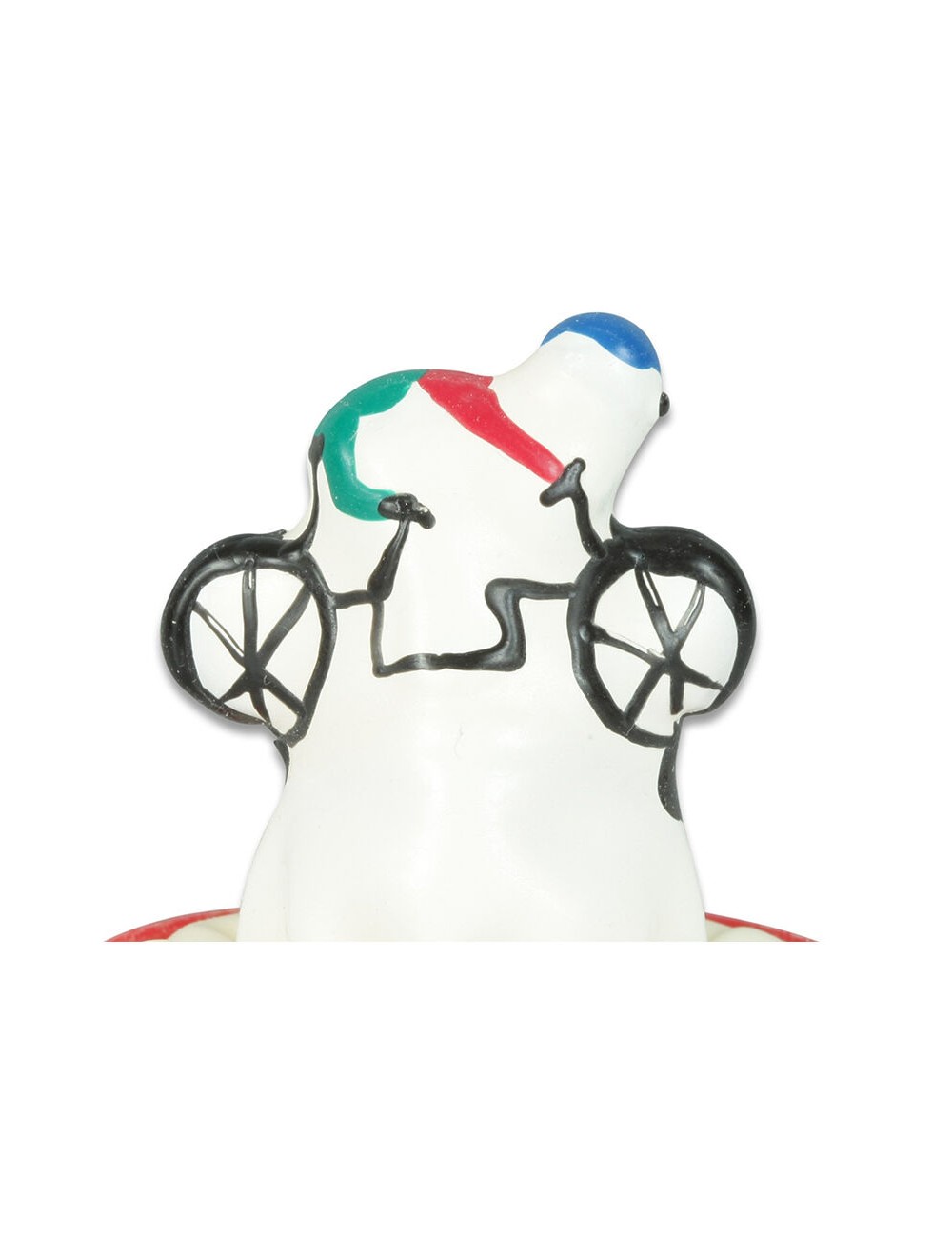 CONDOMERIE - PRÉSERVATIFS FANTAISIE PEINTS À LA MAIN EN FORME DE VÉLO CONDOMERIE - PRÉSERVATIFS FANTAISIE PEINTS À LA MAIN EN FORME DE VÉLO