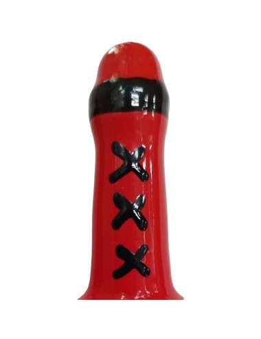 CONDOMERIE - PRÉSERVATIFS FANTAISIE PEINTS À LA MAIN AMSTERDAM ROUGE