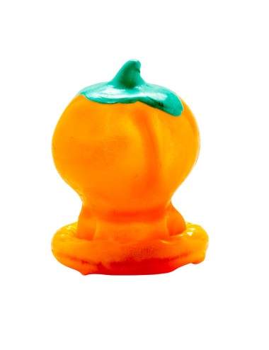 CONDOMERIE - PRÉSERVATIFS FANTAISIE PEINTS À LA MAIN CITROUILLE