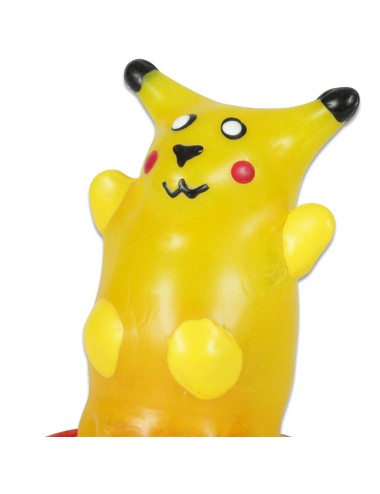 CONDOMERIE - PRÉSERVATIFS FANTAISIE PEINTS À LA MAIN SOURIS JAUNE