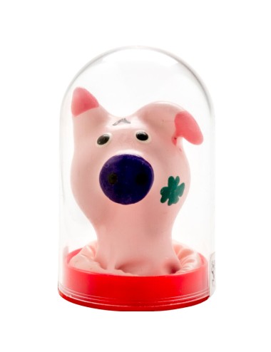 CONDOMERIE - PRÉSERVATIFS FANTAISIE PEINTS À LA MAIN TÊTE DE COCHON