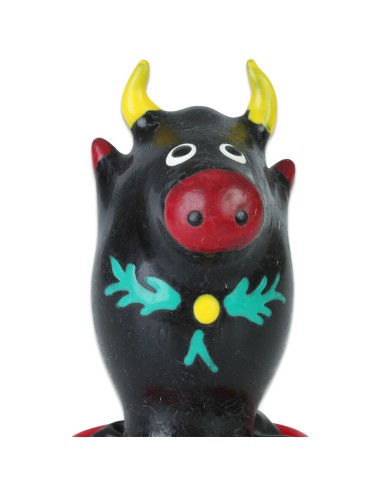 CONDOMERIE - PRÉSERVATIFS FANTAISIE PEINTS À LA MAIN TAUREAU NOIR MODÈLE 1