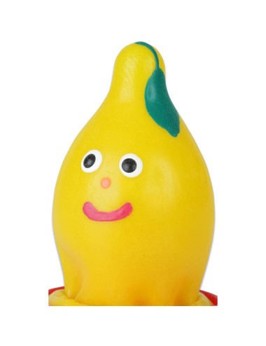 CONDOMERIE - PRÉSERVATIFS FANTAISIE PEINTS À LA MAIN CITRON