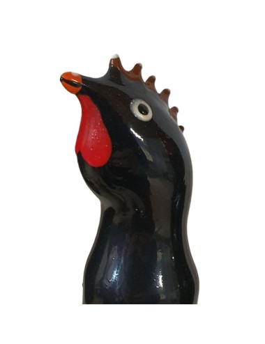 CONDOMERIE - PRÉSERVATIFS FANTAISIE PEINTS À LA MAIN COQ NOIR