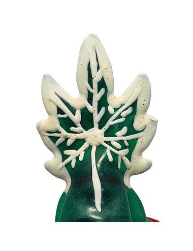 CONDOMERIE - PRÉSERVATIFS FANTAISIE PEINTS À LA MAIN CANNABIS MODÈLE 2