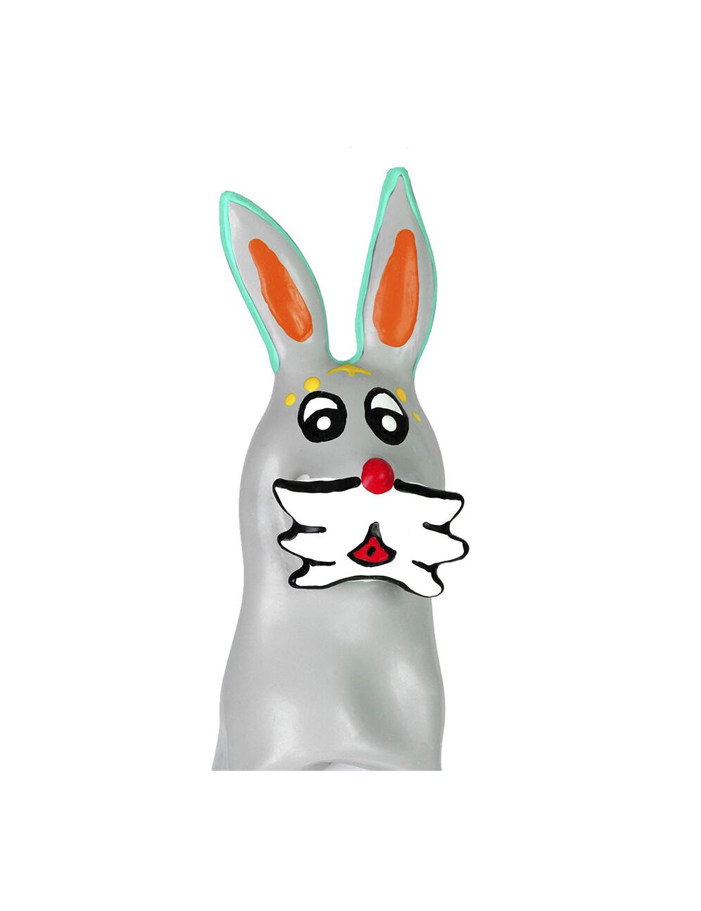 CONDOMERIE - PRÉSERVATIFS FANTAISIE PEINTS À LA MAIN EN FORME DE LAPIN CONDOMERIE - PRÉSERVATIFS FANTAISIE PEINTS À LA MAIN EN FORME DE LAPIN